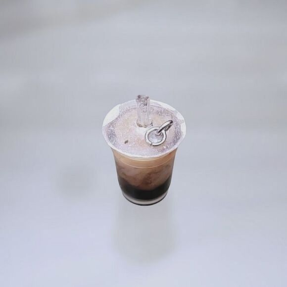 Little milk tea boba charm pendant - Picture 4 of 7